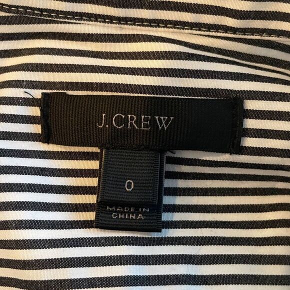 J. Crew Stretch Tailored Perfect Bodysuit in Stripe - Picture 3 of 4